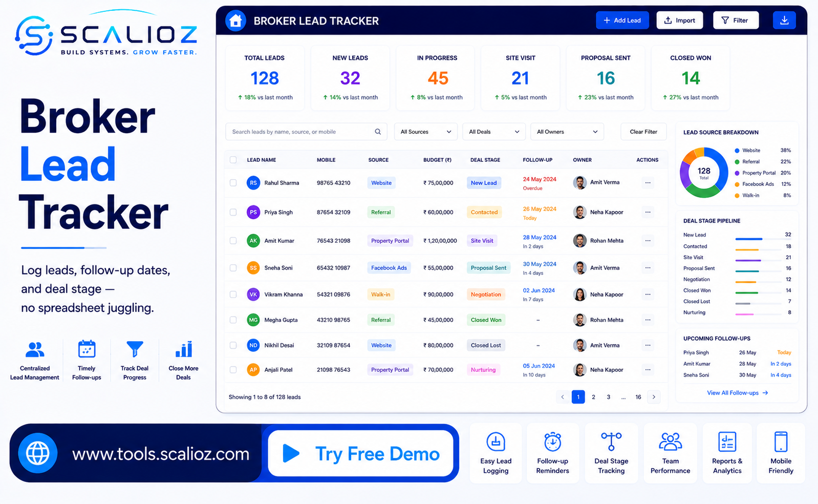 broker lead tracker crm